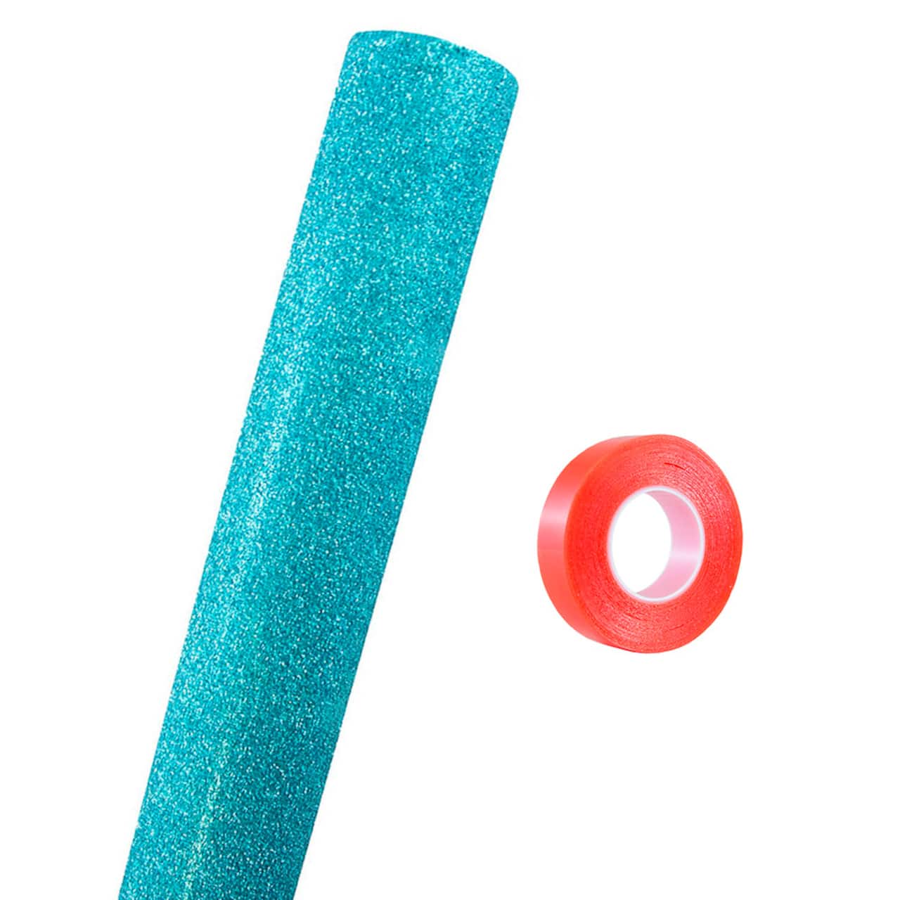 JAM Paper Glitter Gift Wrap with Double Sided Super Tape Set